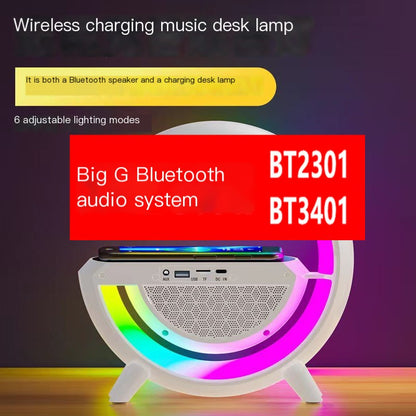 Bluetooth Speaker with Colorful Atmosphere Light